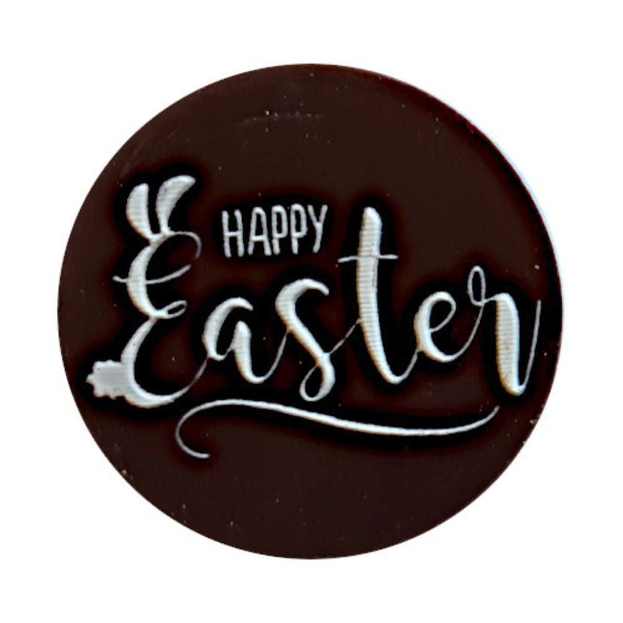 Chocolate Dark Easter Round Assorted - 50mm