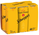 Schweppes Indian Tonic Water Cans 6 x 250ml