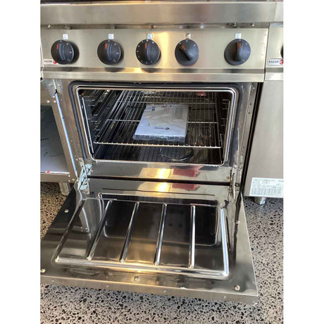 Fagor 700 series natural gas 4 burner gas range with gas oven CG7-41H