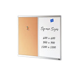 COMBIBOARD | Whiteboard + Corkboard | Aluminium Frame