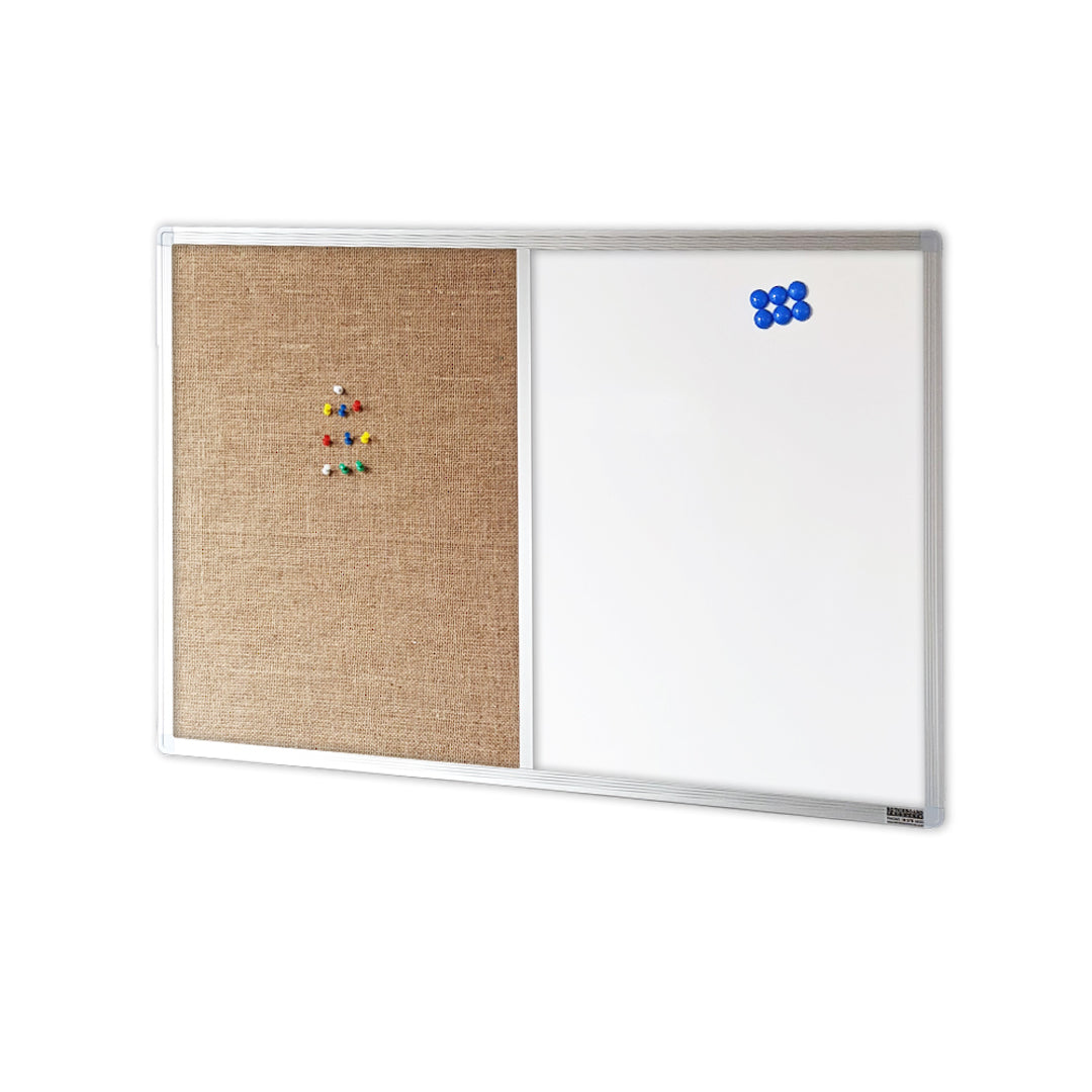 COMBIBOARD | Whiteboard + Hessian | Aluminium Frame