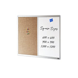 COMBIBOARD | Whiteboard + Hessian | Aluminium Frame