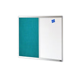 COMBIBOARD | Whiteboard + Standard Fabric | Aluminium Frame