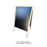 INDOOR SANDWICH BLACKBOARD | Non-magnetic | 900W x 1200H | 1500H o/all