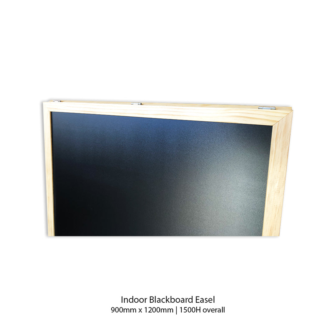 INDOOR SANDWICH BLACKBOARD | Non-magnetic | 900W x 1200H | 1500H o/all