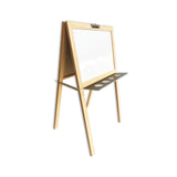 CHILDRENS EASEL | Magnetic | Whiteboard + Chalkboard