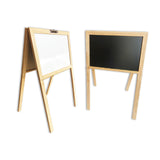 CHILDRENS EASEL | Magnetic | Whiteboard + Chalkboard