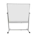 ACRYLIC LACQUER WHITEBOARD + PIVOTING MOBILE STAND | Double Sided