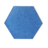 HEXAGON POLYESTER PINBOARD | 600x520mm | Cobalt | 1pc