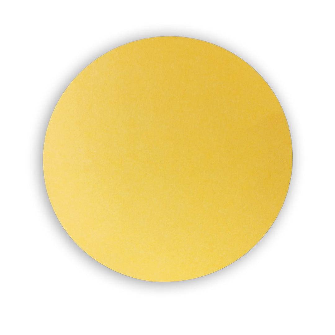 ROUND POLYESTER PINBOARD | 600mm | Canary