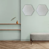 HEXAGON POLYESTER PINBOARD | 600x520mm | Nougat | 1pc