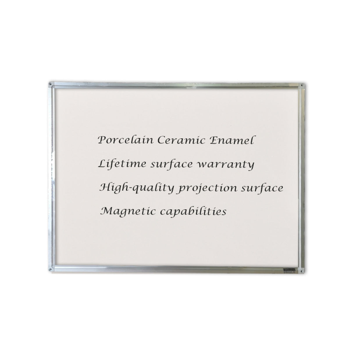 PORCELAIN WHITEBOARD | Aluminium Frame | Imported