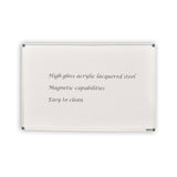 ACRYLIC LACQUER WHITEBOARD | Aluminium Frame