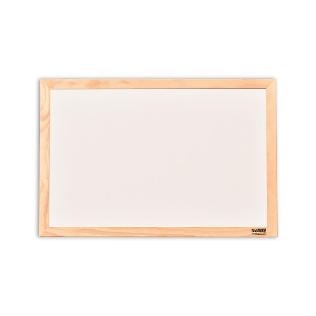 PORCELAIN WHITEBOARD | Wood Frame | NZ MADE