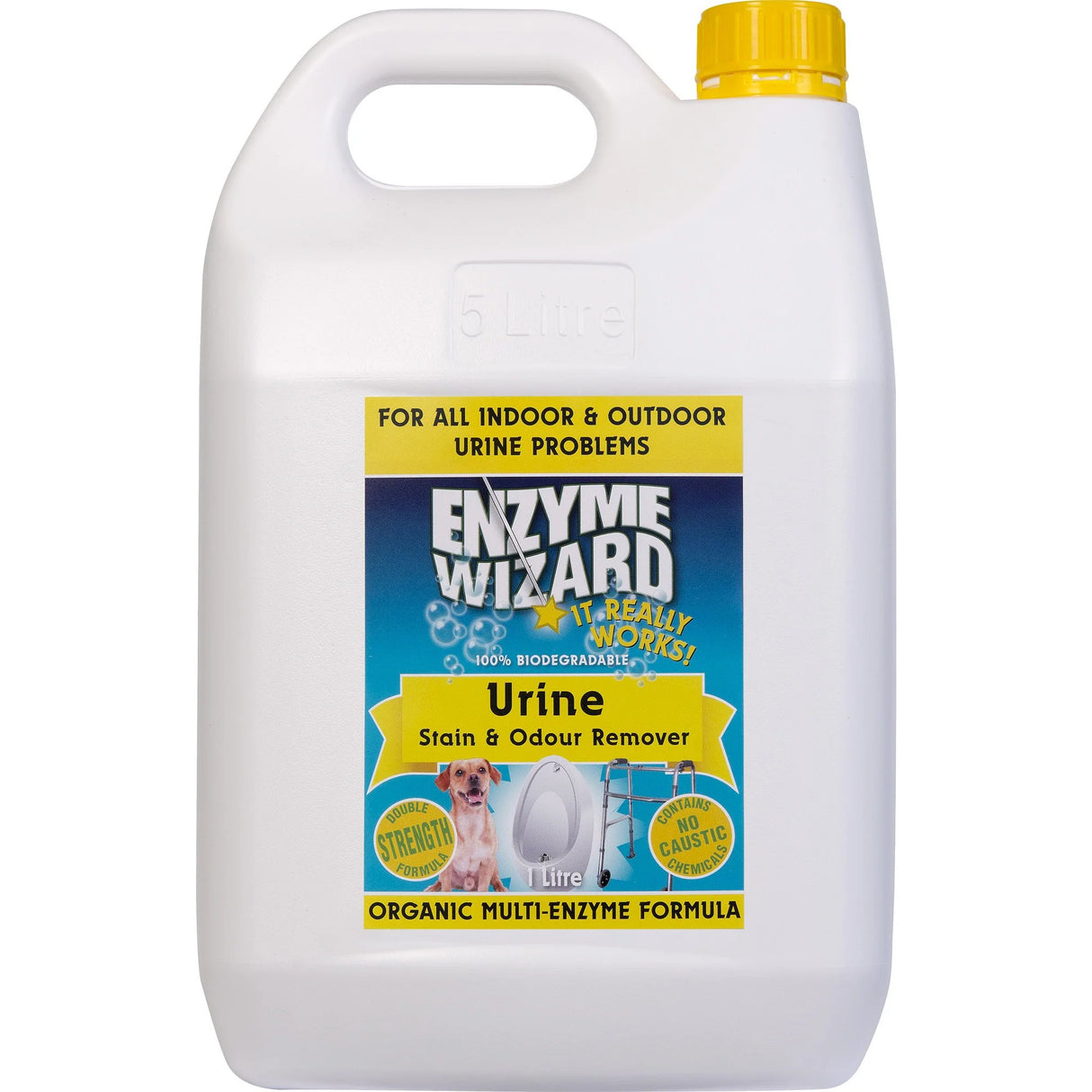 ENZYME WIZARD URINE STAIN & ODOUR REMOVER 5 LITRE (Pack of 3) - Cafe Supply