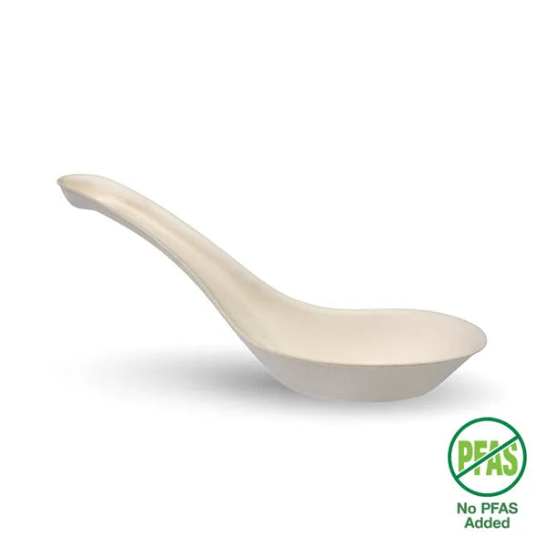 14cm Plant Fibre Chinese Soup Spoon