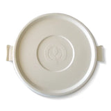 800-1,420ml / 24-48oz White Plant Fibre BioBowl Lid