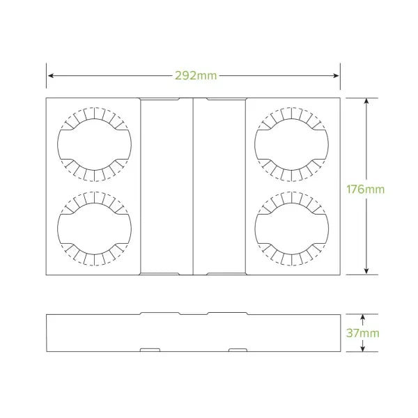 2 & 4 Cup BioCup Paper Tray