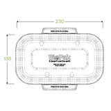 750 & 1,000ml Natural BioCane Takeaway Lid