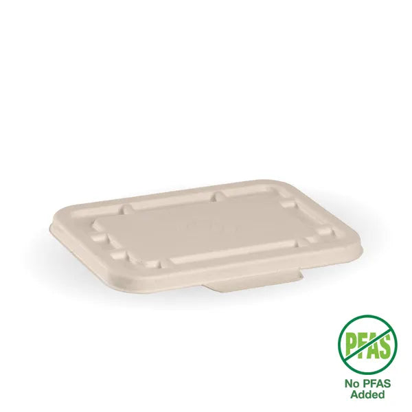 500ml & 600ml Natural Plant Fibre Takeaway Lid