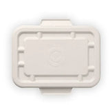 500ml & 600ml White Plant Fibre Takeaway Lid