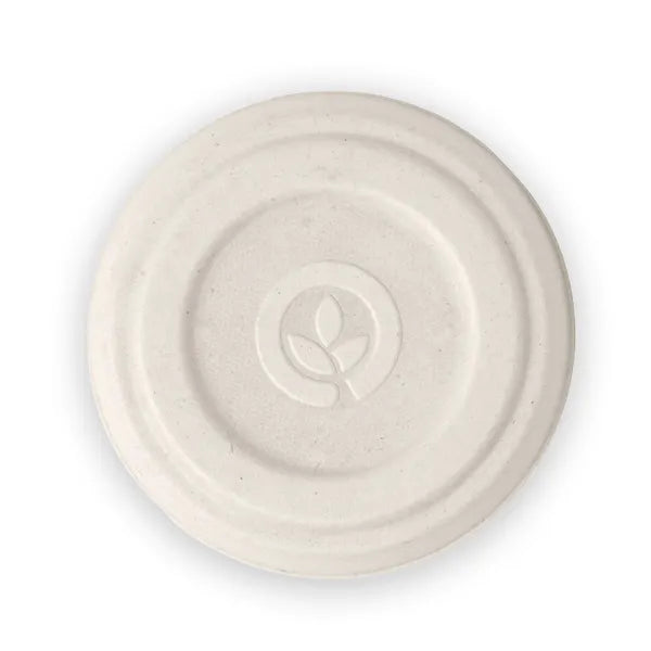 60ml White Plant Fibre Sauce BioCup Lid