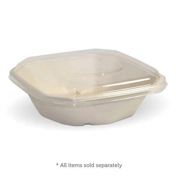 500 & 750ml Clear RPET Octa Takeaway Lid