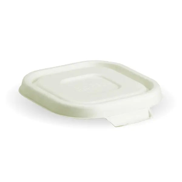 280-630ml White Plant Fibre Takeaway Lid