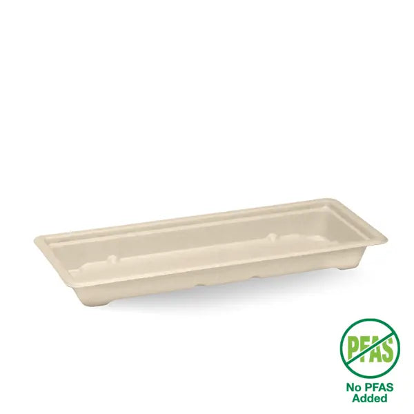 Long Plant Fibre Sushi Tray