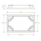 Large PLA Sushi Tray Lid