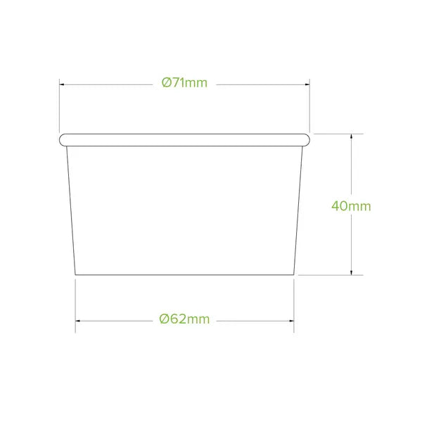 90ml / 3oz Ice Cream BioCup