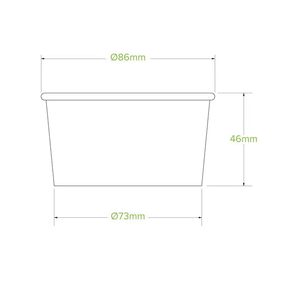 150ml / 5oz Ice Cream BioCup