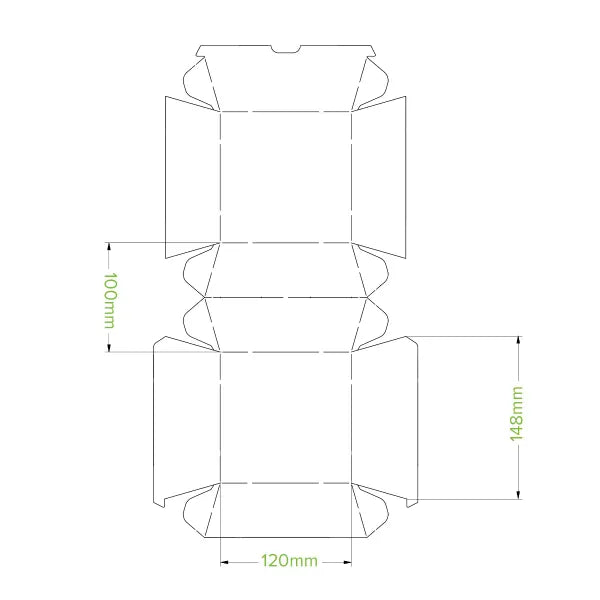 Large Burger BioBoard Box