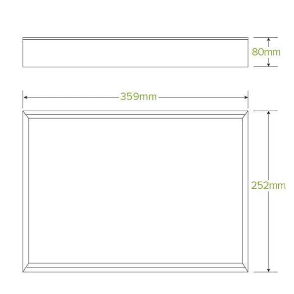 Medium BioBoard Catering Tray Base