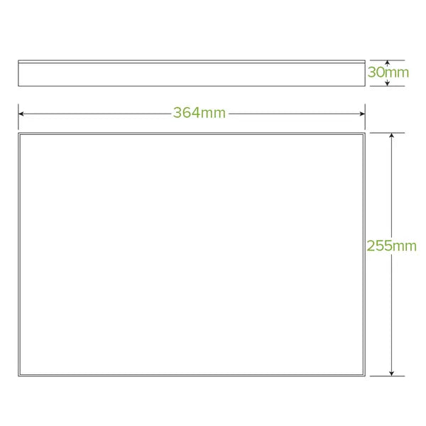 Medium BioBoard Catering Tray Lid