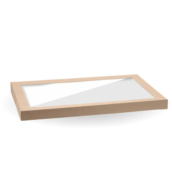 Extra Large BioBoard Catering Tray PLA Window Lid