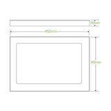 Extra Large BioBoard Catering Tray PLA Window Lid