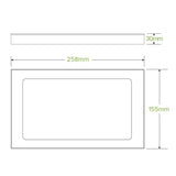 Extra Small BioBoard Catering Tray PLA Window Lid