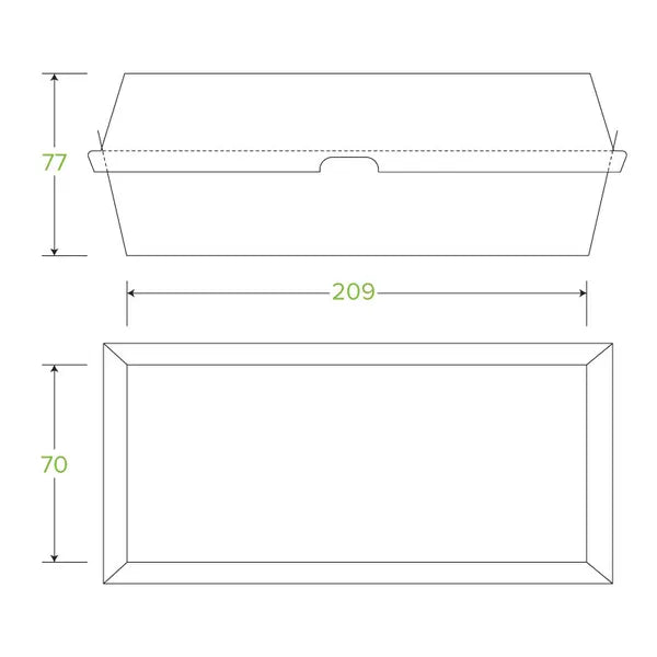 Hot Dog BioBoard Box