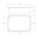 500ml Kraft BioBoard Takeaway Base