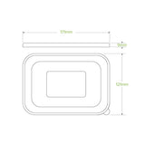 500-1,000ml PP BioBoard Takeaway Lid