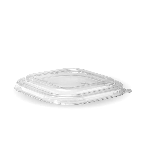 750ml-1,400ml Clear RPET Square Takeaway Lid