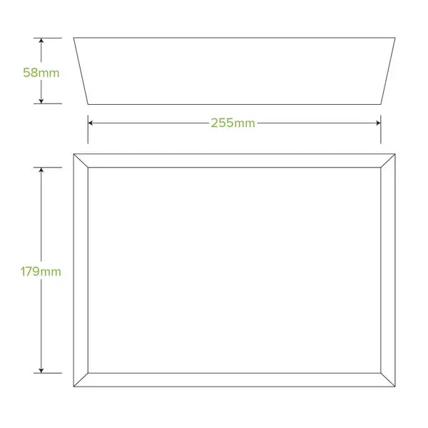 Bioboard White Tray #5