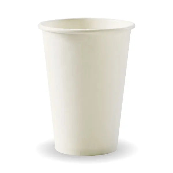 320ml / 10oz (80mm) White Single Wall BioCup