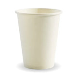 390ml / 12oz (90mm) White Single Wall BioCup