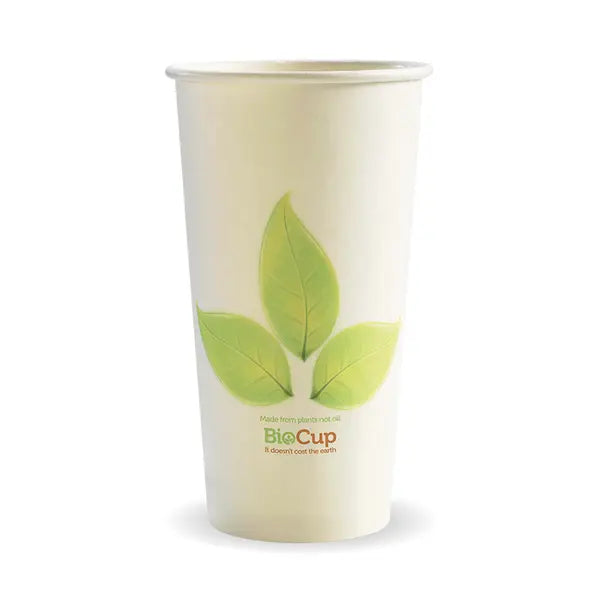 20oz Leaf BioCup 595ml / 20oz (90mm) Leaf Single Wall BioCup