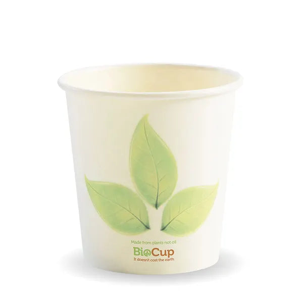 120ml / 4oz (63mm) Leaf Single Wall BioCup