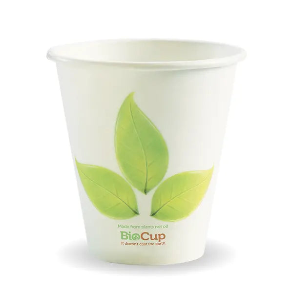 280ml / 8oz (90mm) Leaf Single Wall BioCup