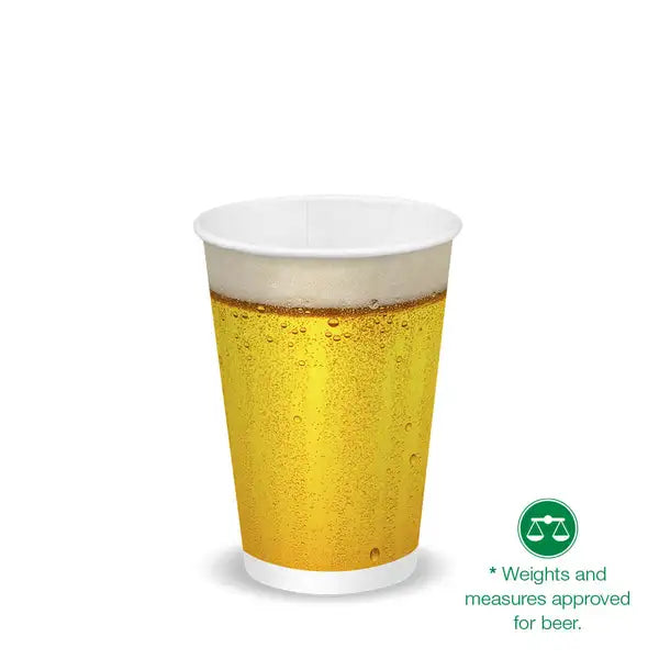 420ml / 14oz (90mm) Beer Cold Paper BioCup