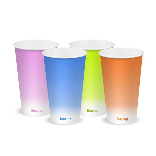 16oz Coloured Cold Paper BioCup